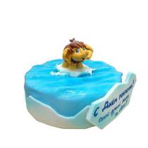 Торт малыш Мамонтенок на льдине