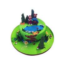 Детские торты в виде лесной поляны