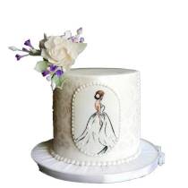 Торт Рисунок невесты