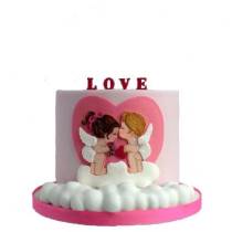 Романтические торты на 14 февраля