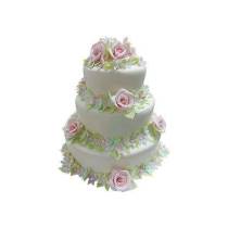 Торт Свадебный с розами