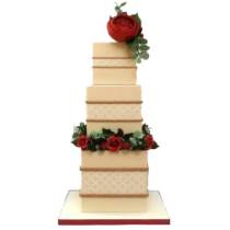Свадебные торты квадратной формы