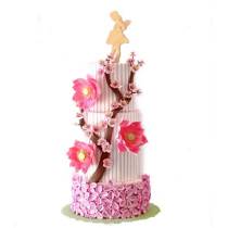 Аппетитный торт Цветы Сакуры - свежее и вкусное дополнение к празднику!