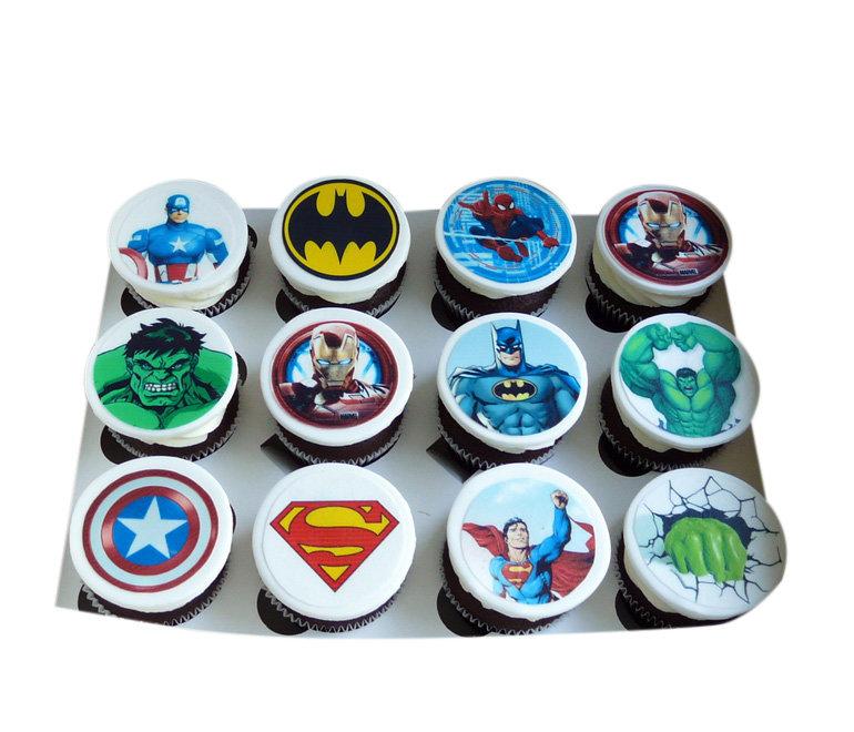 Набор пирожных супергероев
