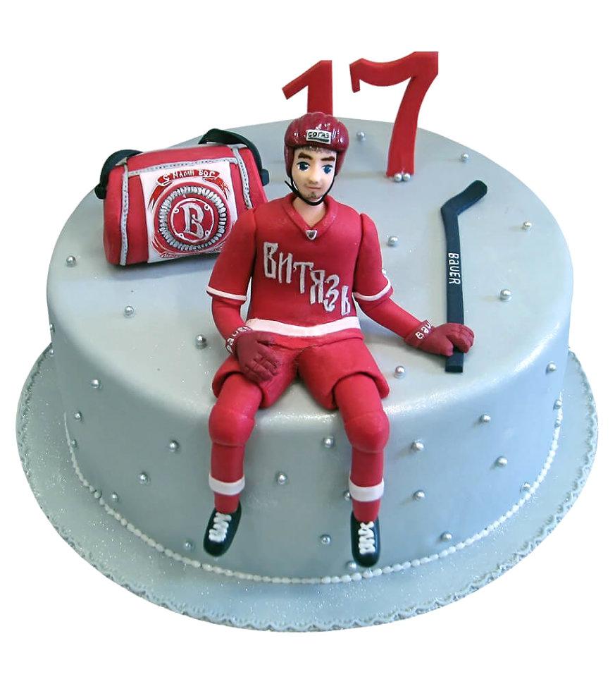 Торт хоккеисту 17 лет