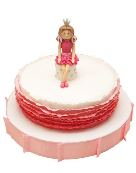 Торт милая принцесса в розовом