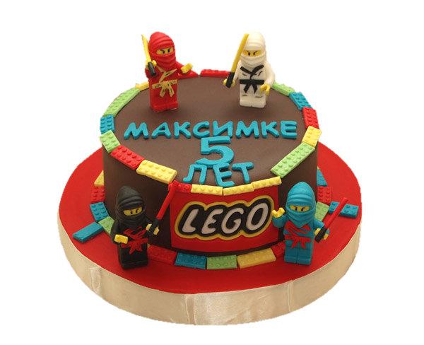 Торт LEGO Ниндзяко на 5 лет