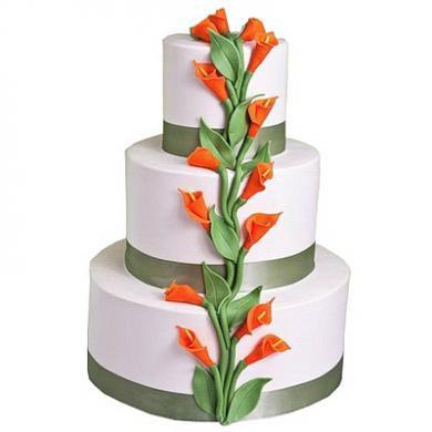Торт свадебный №2057