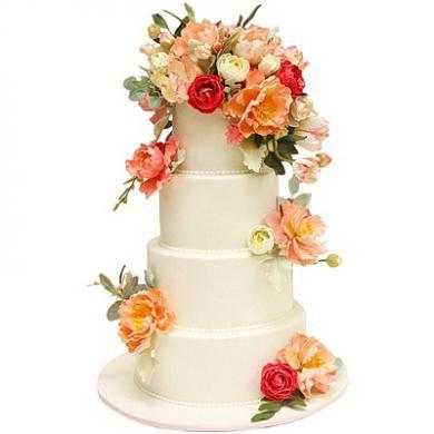 Торт свадебный №2127