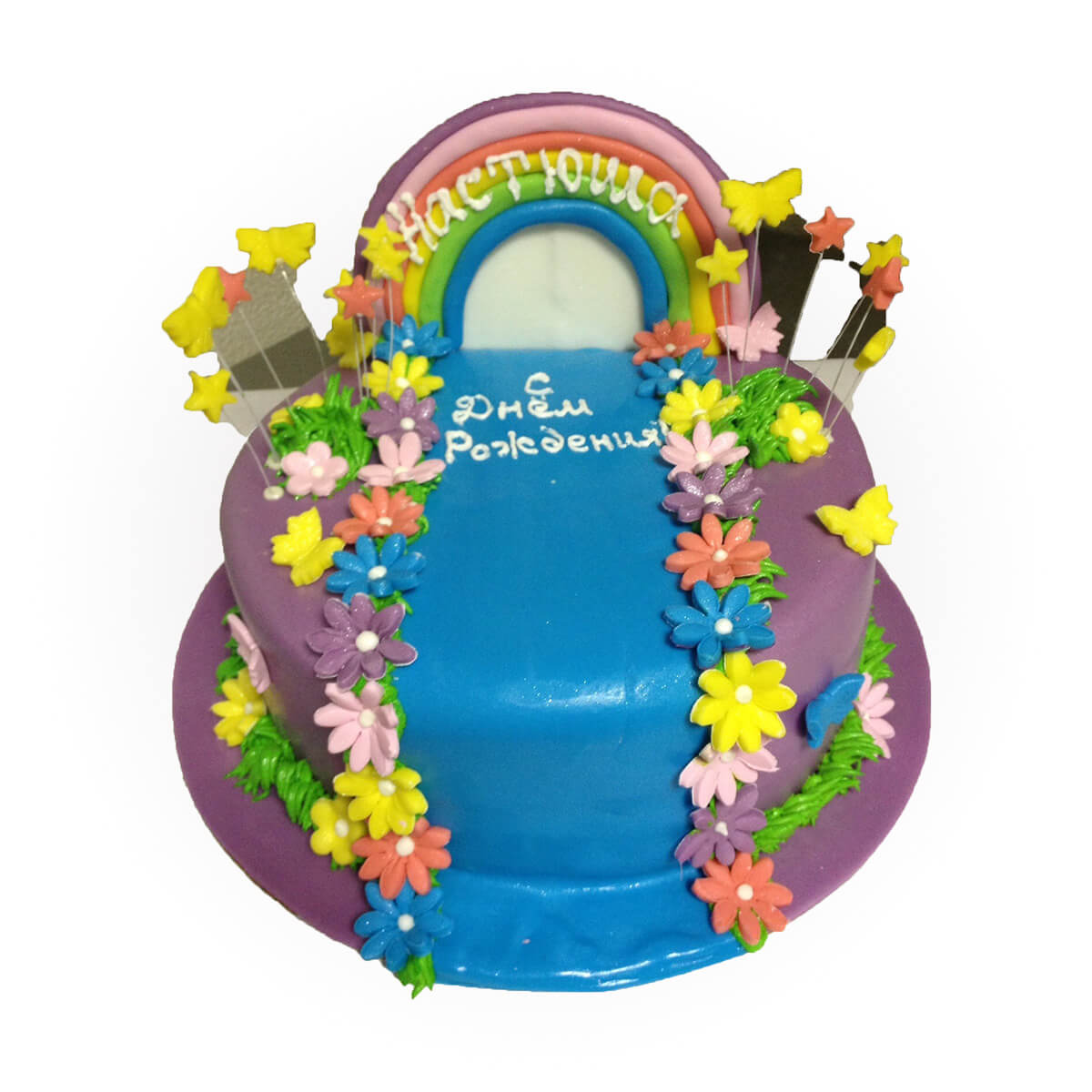 Детские торты для девочек радуга