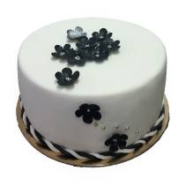 Торт на день рождения с мастикой простой