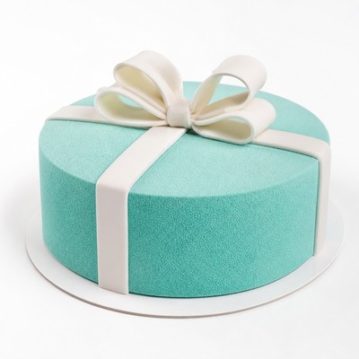 Бархатный торт в стиле Tiffany с индивидуальным оформлением
