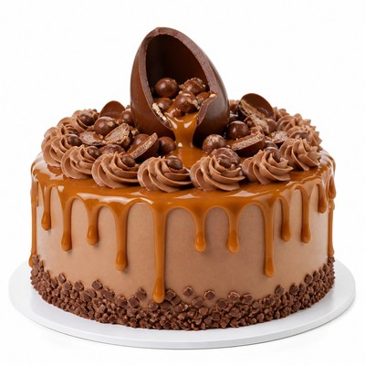 Детский торт для девочки Kinder с карамельным декором
