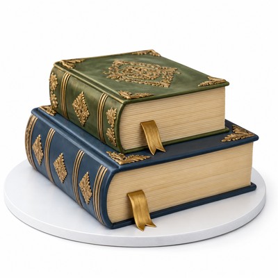 Детский торт в виде книги для мальчика на праздник