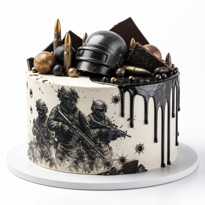 Именной торт варфейс крем мастика глазурь или фото с белым кремом с ручной работой