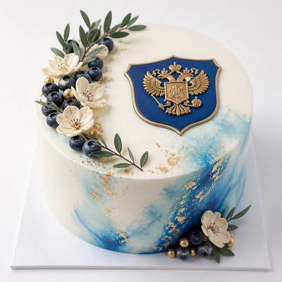 Нежный торт для прокурора на праздник