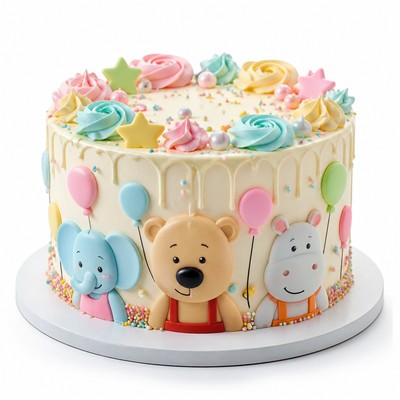 Детский торт Тима и Тома для праздничного стола