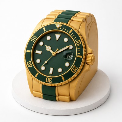 Сказочный торт в виде часов Rolex для торжества