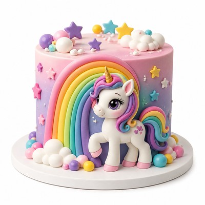 Детский торт My Little Pony с элегантным оформлением