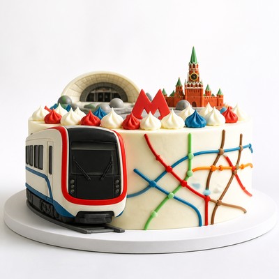 Торт метрополитен с воздушным кремом