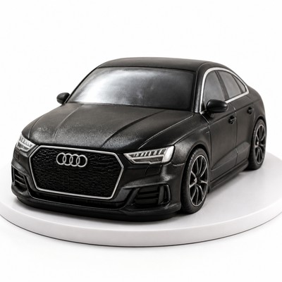 Торт обалденный автоторт форме машины ауди фото на праздник с жемчужным декором