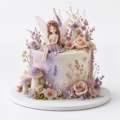 Изысканный торт Winx с сахарными фигурками