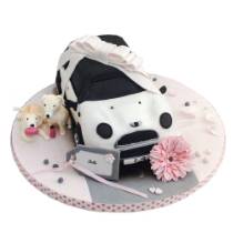 Торт Машинка с собачками