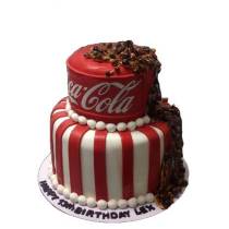 Торт на день рождения Coca-Cola