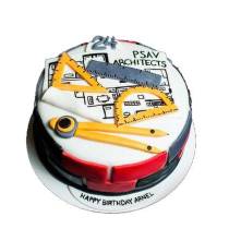 Торт на день рождения для архитектора