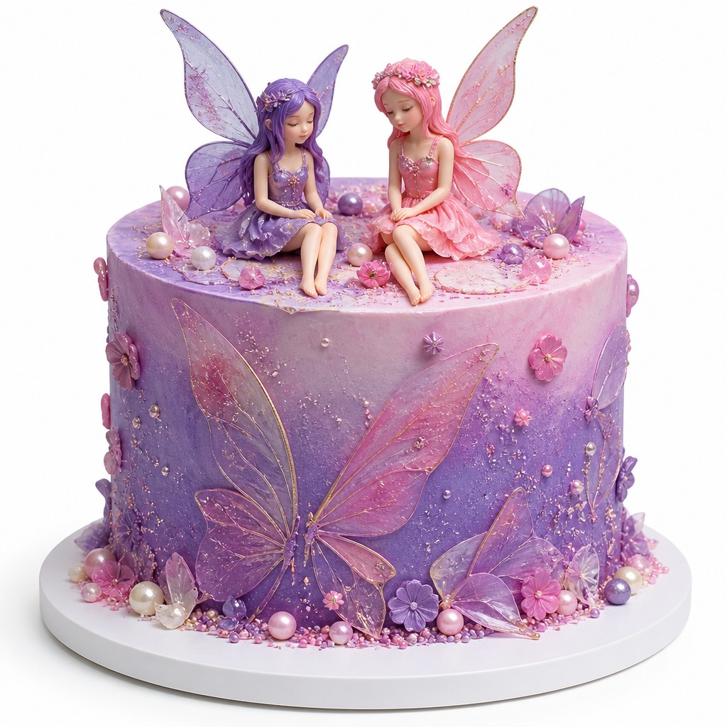 Торт две феи Winx