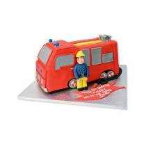 Торт на день рождения юному пожарному