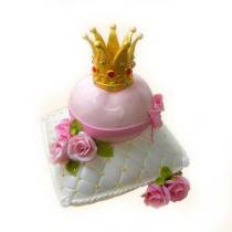 Торт Корона принцессы и шар