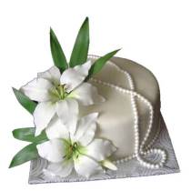 Торт Белые лилии