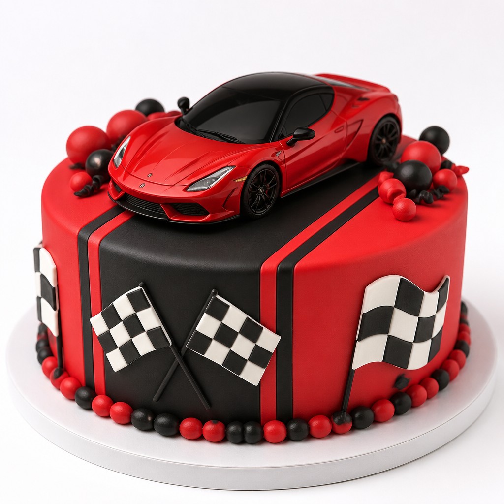 Торт Машина Ferrari 438