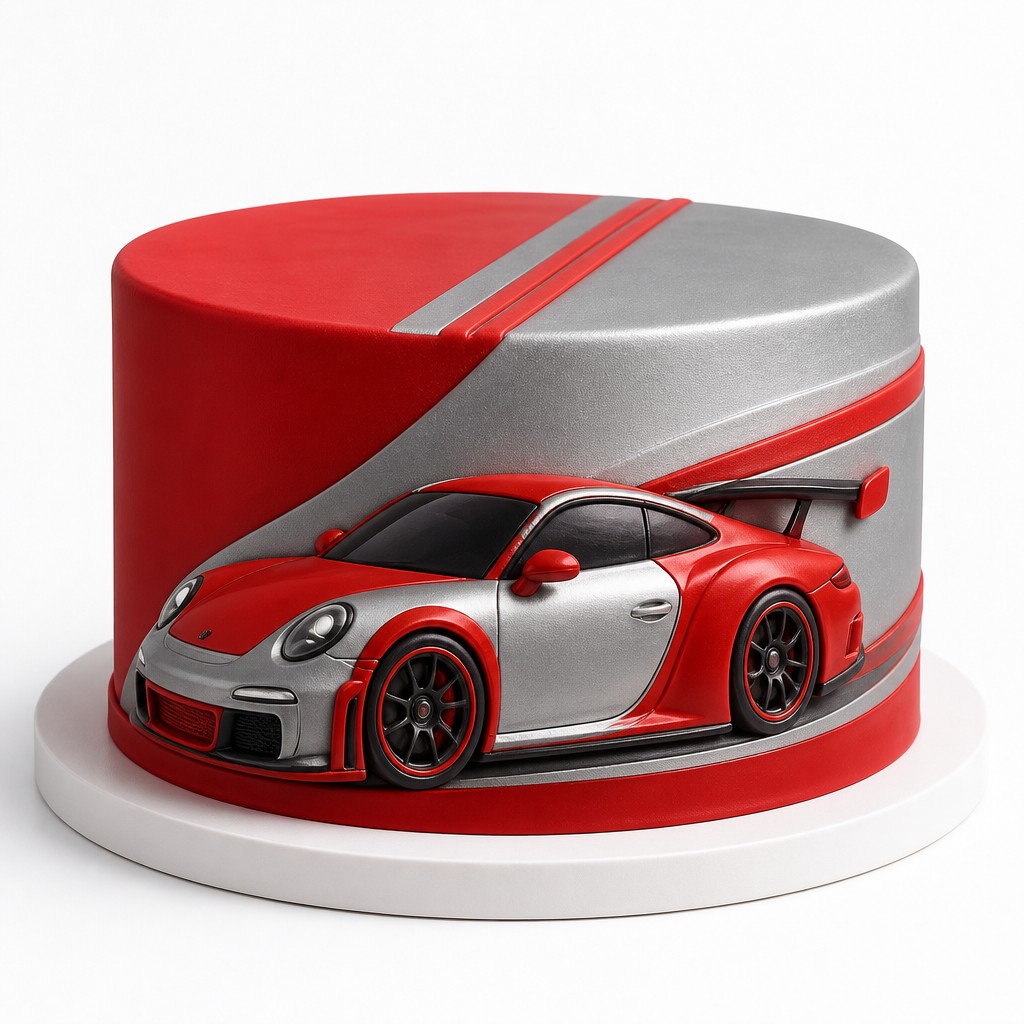Торт Машина Porsche 911