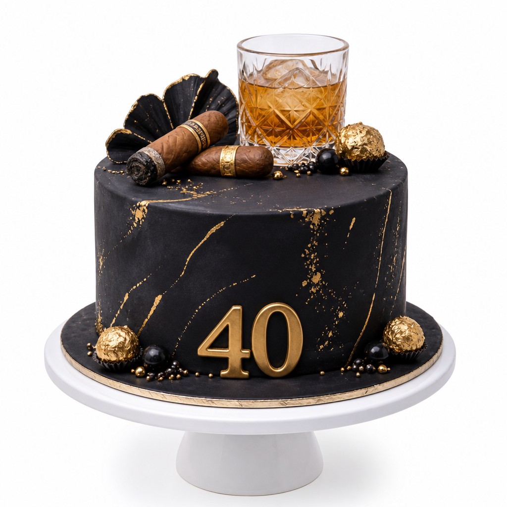 Торт мужчине на 40 лет