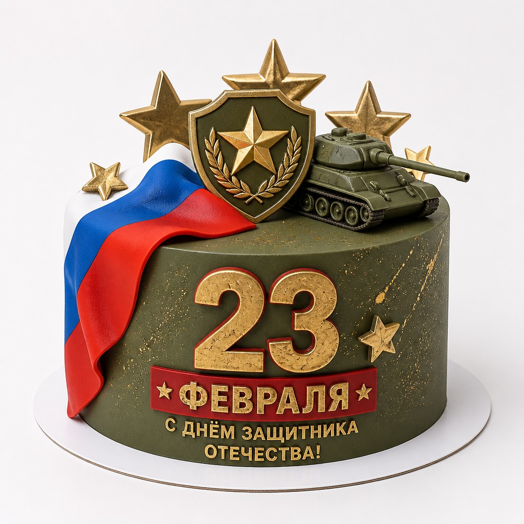 Торт на февраля