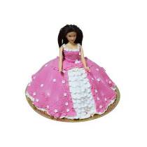 Торт кукла в бальном платье