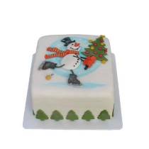 Торт Счастливый снеговик