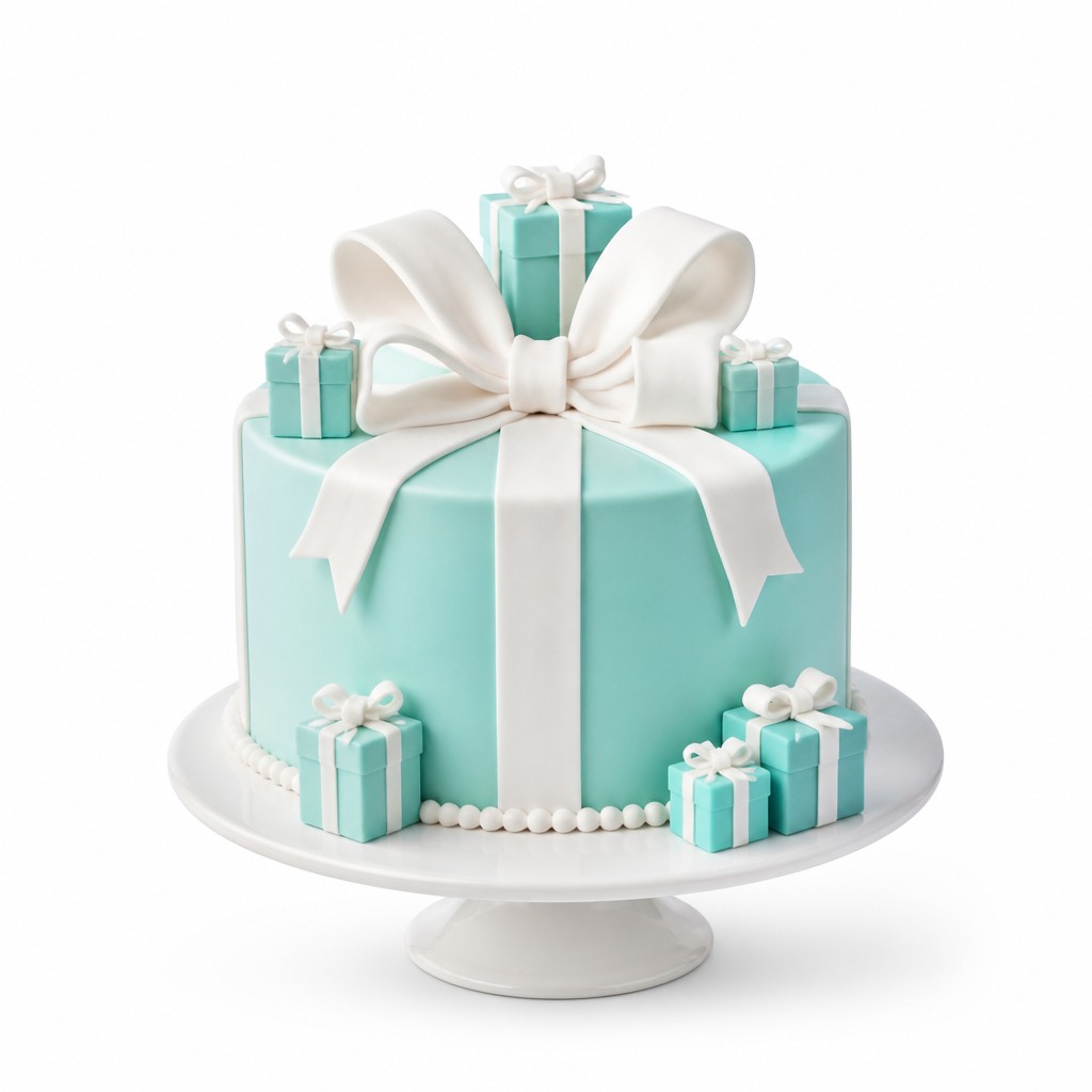 Торт Подарки от Tiffany & Co