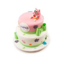 Торт Розовый котик для малышки