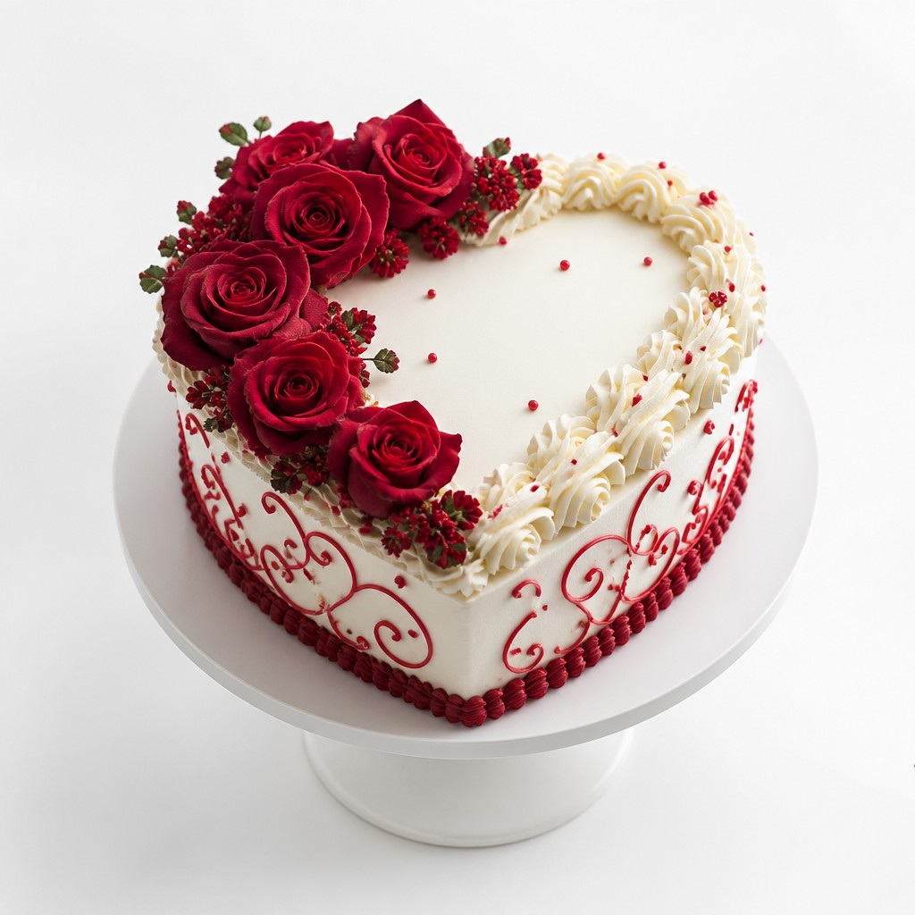 Торт Сердце I love you