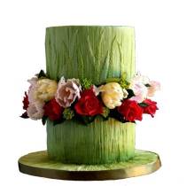 Свежий Желто Зеленый торт - сладкое счастье на вашем столе!