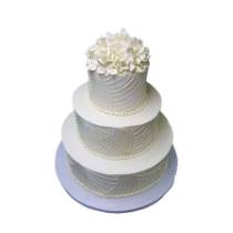 Торт Свадебный с цветами флокса