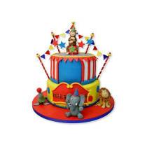 Торт в форме цирка
