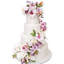 Утонченная красота свадебных тортов в сиреневом цвете
