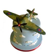 Аппетитный и яркий торт для военного летчика - залог успешного торжества!
