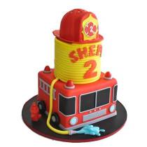 Торт для пожарного- сладость для представителя суровой профессии