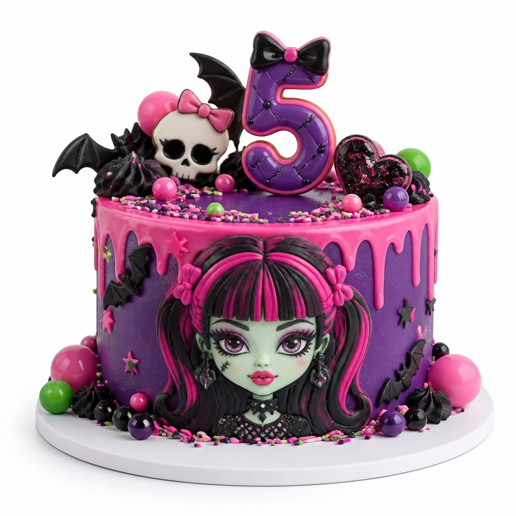 Фототорт Monster High на 5 лет