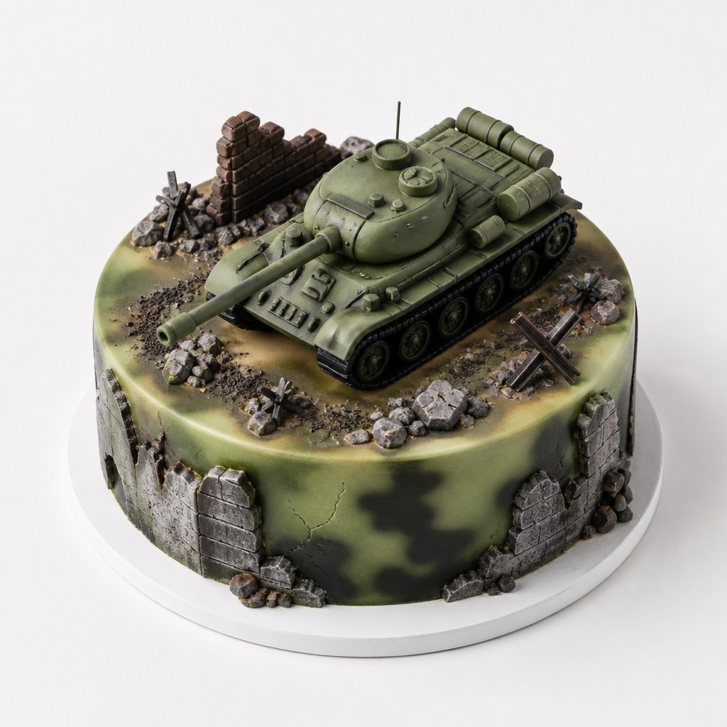 Фототорт по мотивам World of Tanks